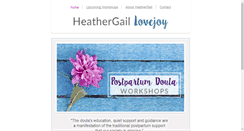 Desktop Screenshot of heathergail.com